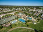 Bear Trap Dunes Aerial Photo: 2 Outdoor Pools, 2 Kid Pools, Clay Har Tru Tennis Courts and So Much More